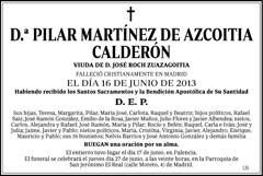 Pilar Martínez de Azcoitia